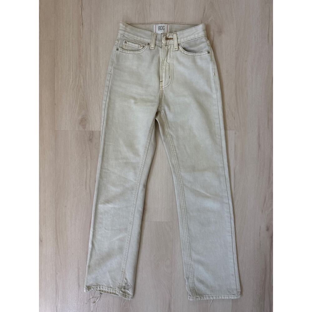 BDG Cowboy Jean Cream Denim High Rise‎ Jeans Women's 24